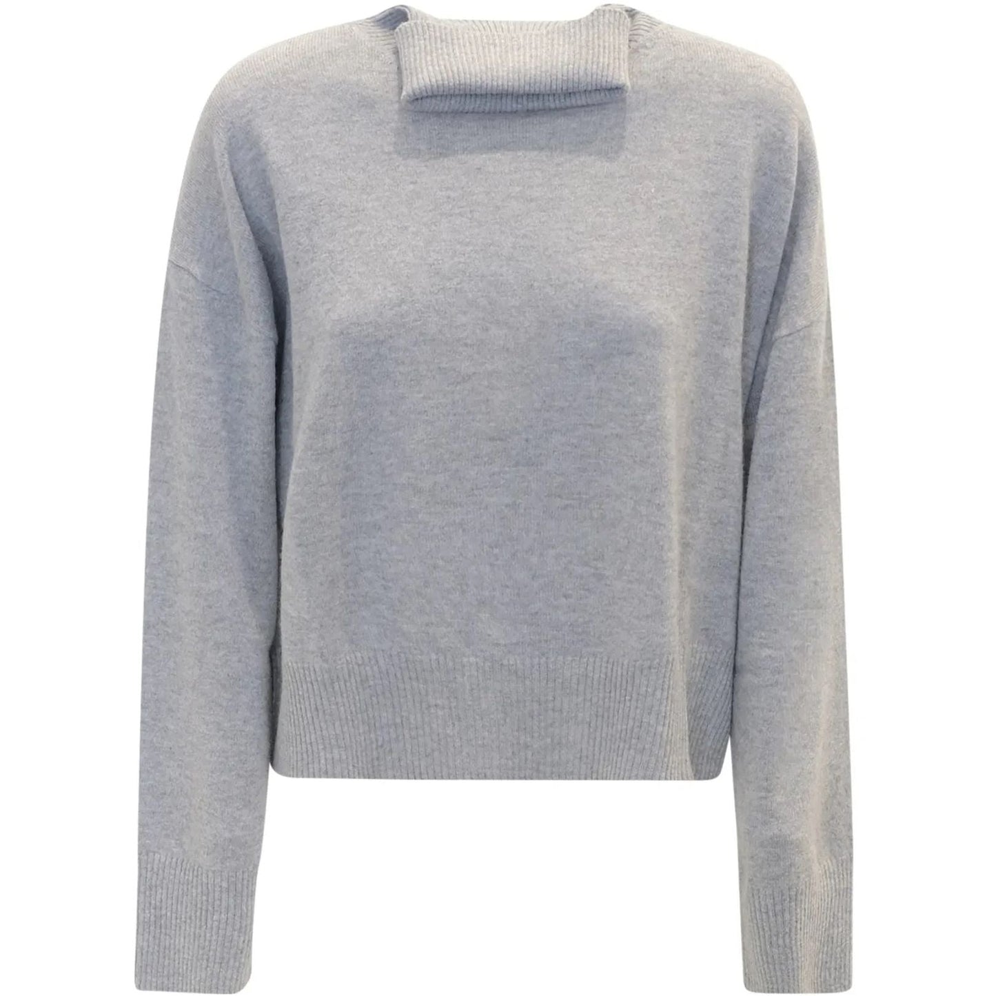 PAROSH moteriškas pilkas džemperis Wendy turtleneck sweater