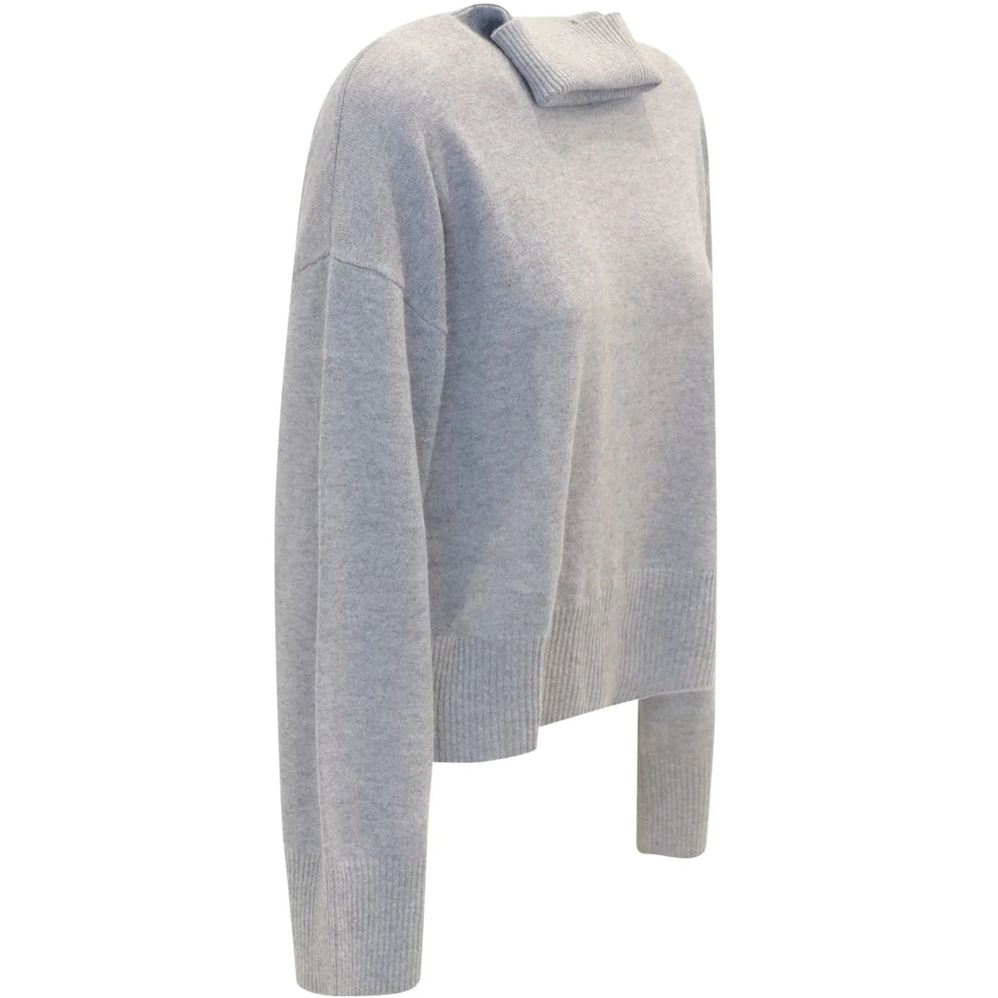 PAROSH moteriškas pilkas džemperis Wendy turtleneck sweater