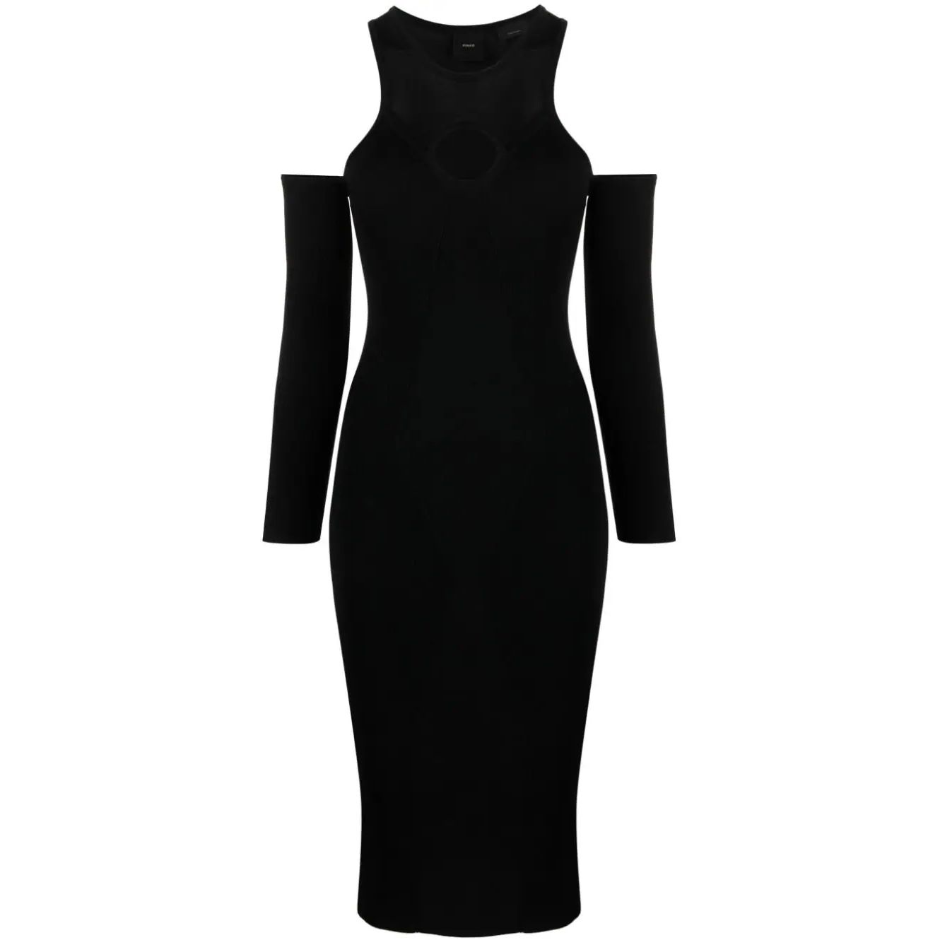 PINKO moteriška juoda suknelė Coniglio dress