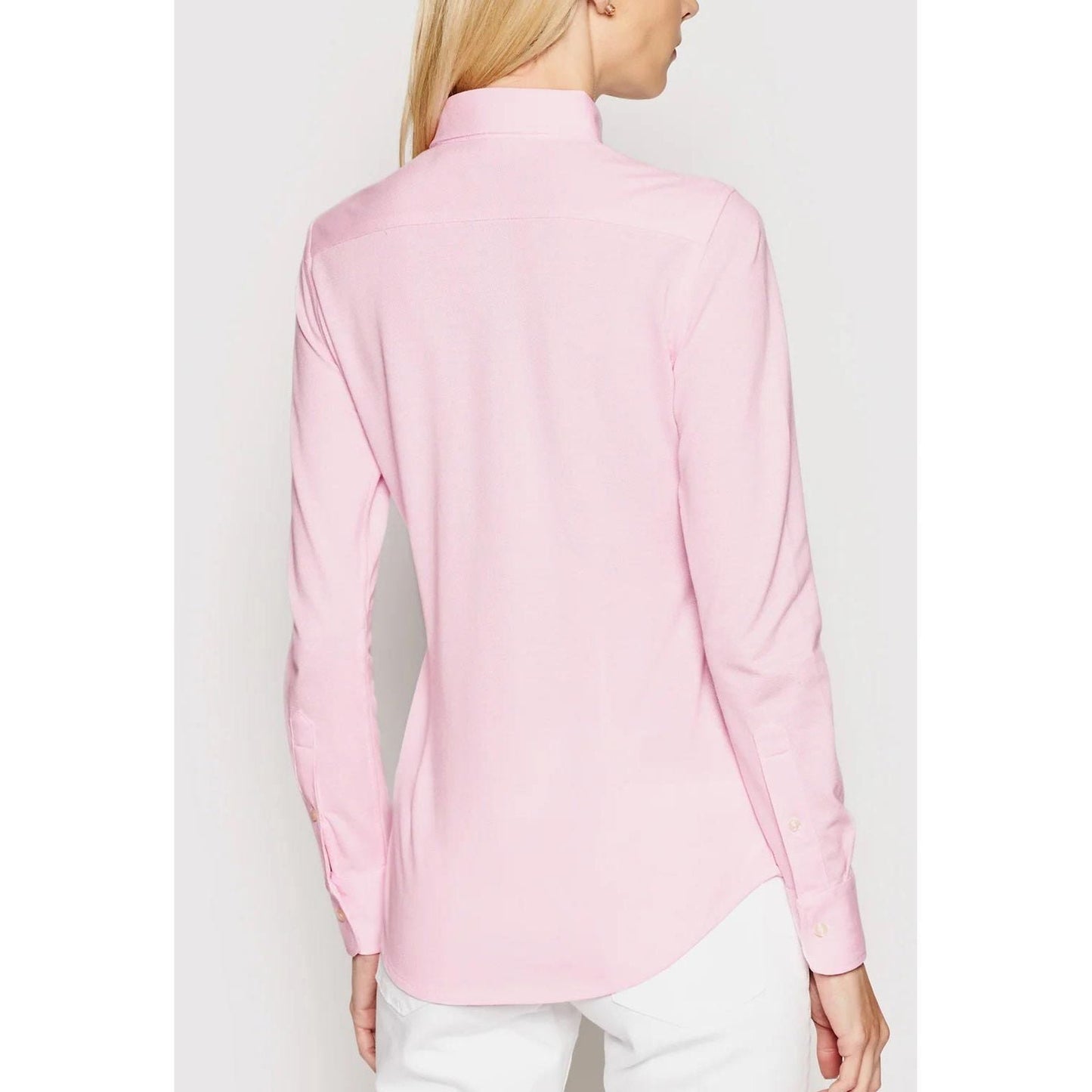 POLO RALPH LAUREN moteriški rožiniai marškiniai