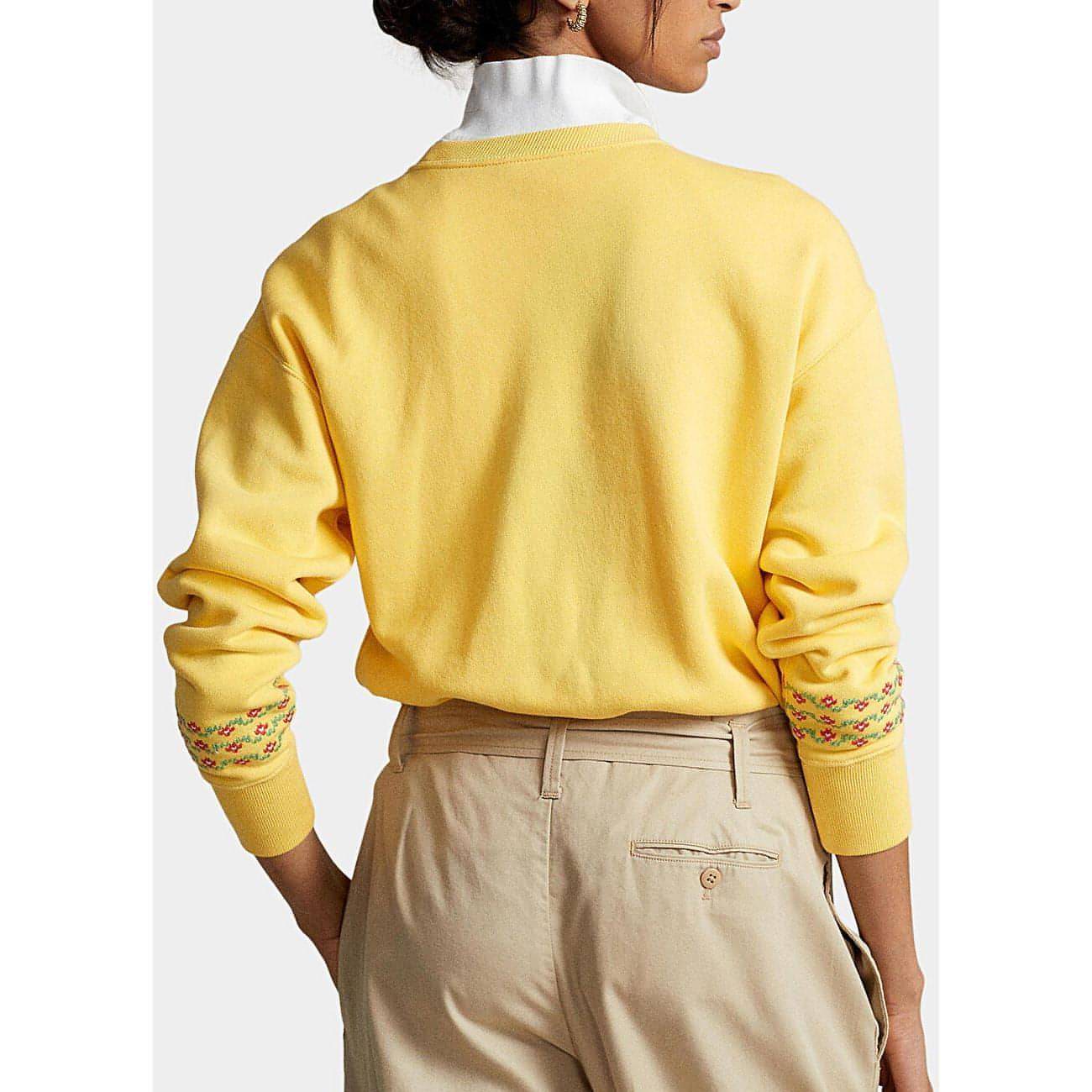 POLO RALPH LAUREN moteriškas geltonas megztinis