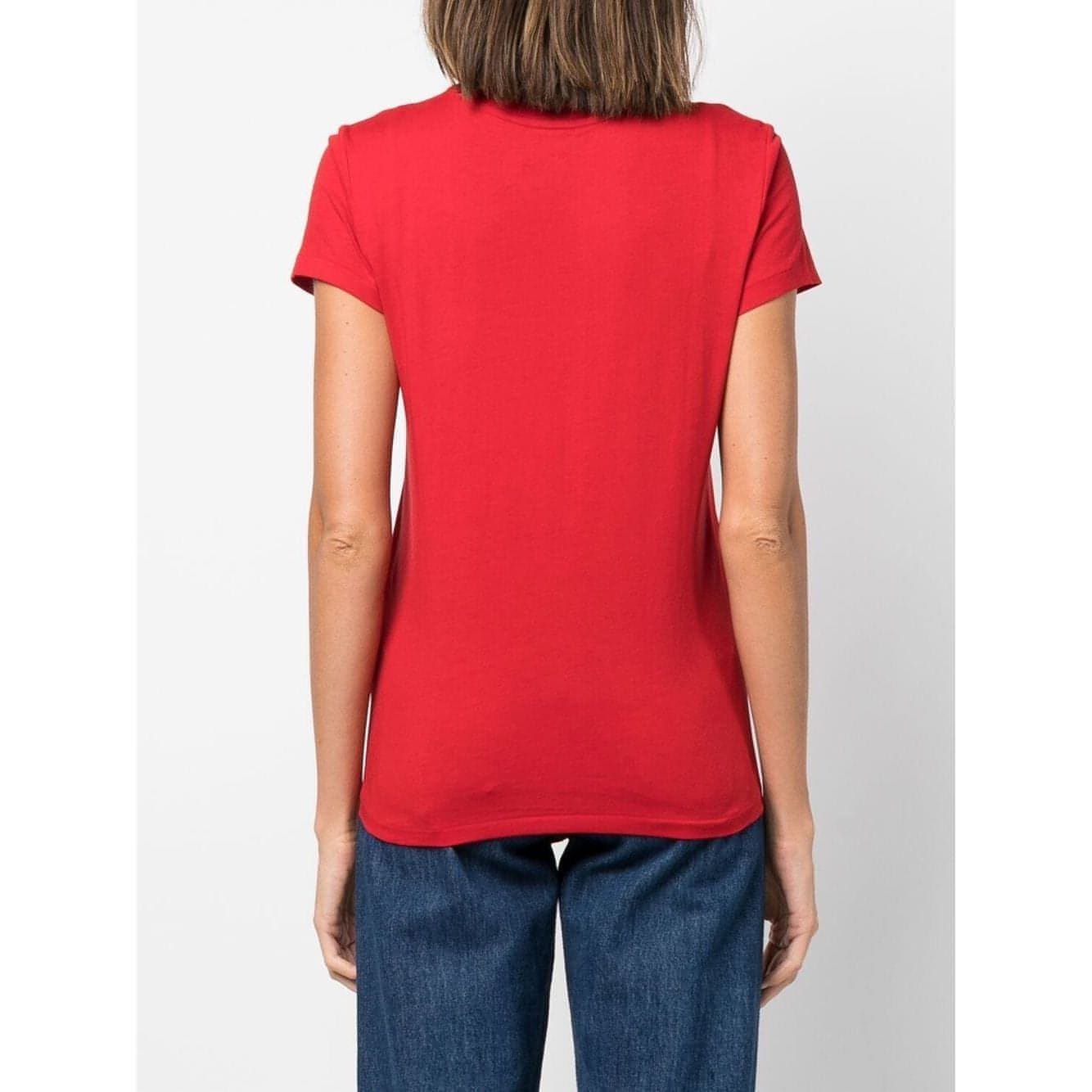 POLO RALPH LAUREN moteriški raudoni marškinėliai