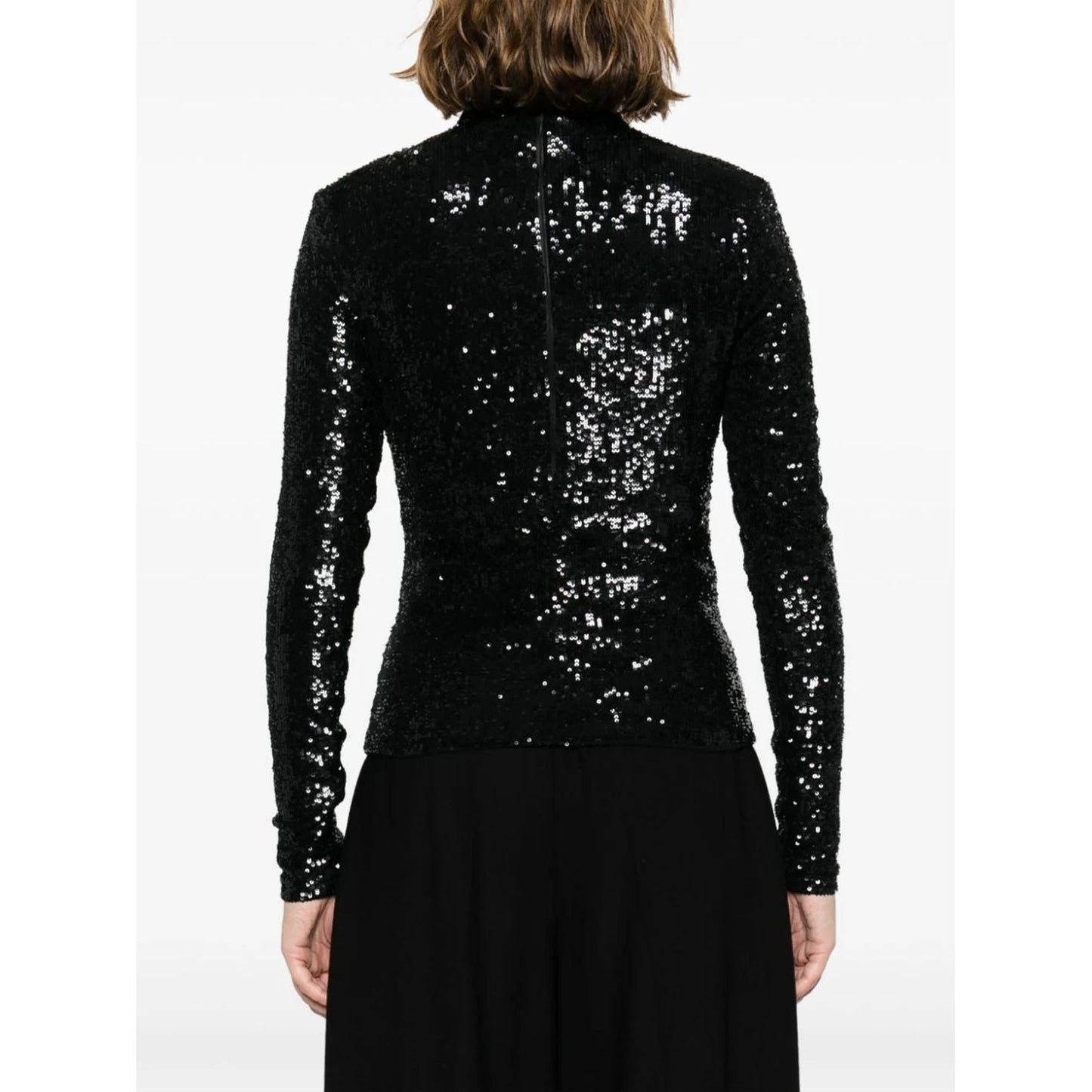 POLO RALPH LAUREN moteriškas juodas megztinis Long sleeve pullover