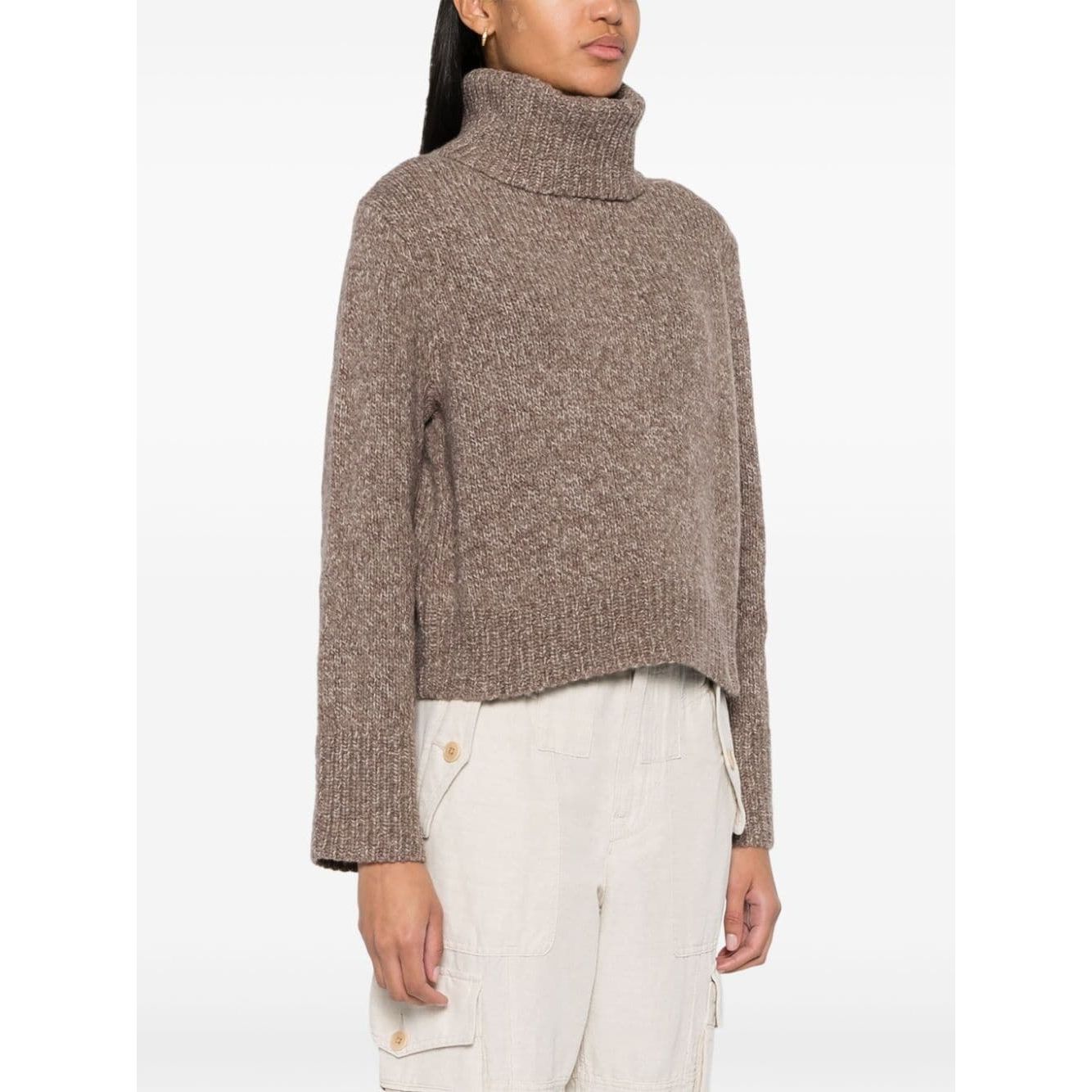 POLO RALPH LAUREN moteriškas rudas megztinis Long sleeve pullover