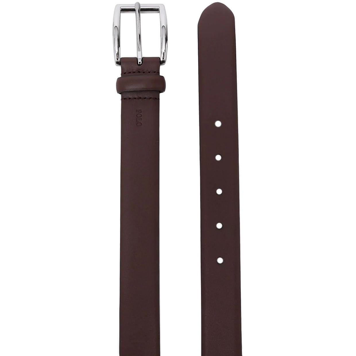 POLO RALPH LAUREN vyriškas rudas diržas Smooth leather belt