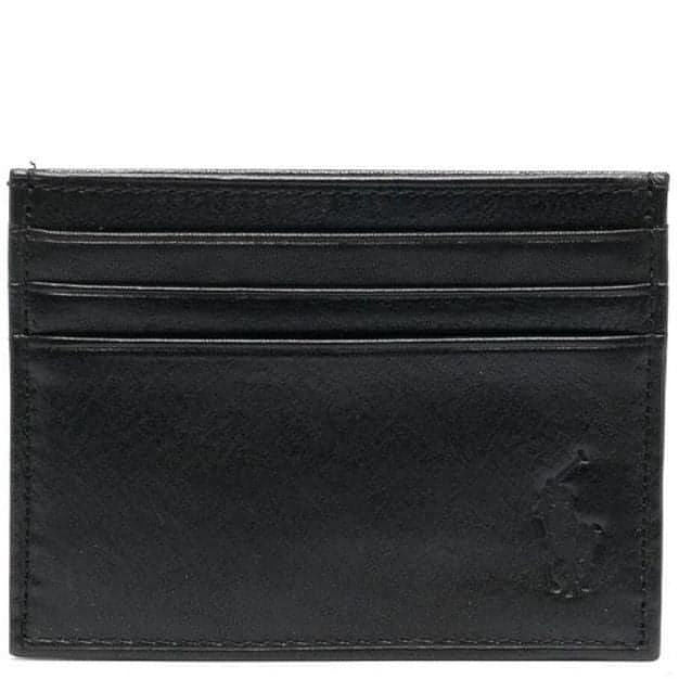 POLO RALPH LAUREN vyriška juoda piniginė Small card case