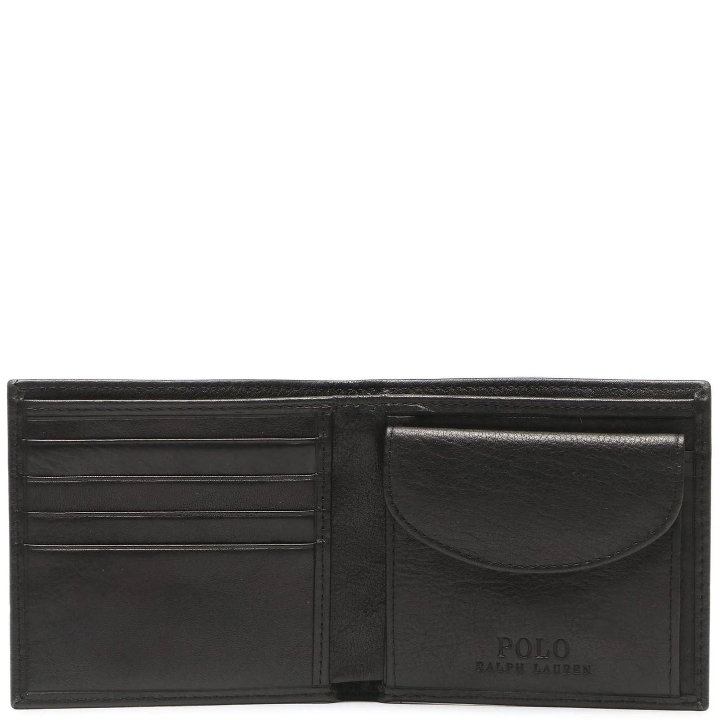POLO RALPH LAUREN vyriška juoda piniginė Medium wallet