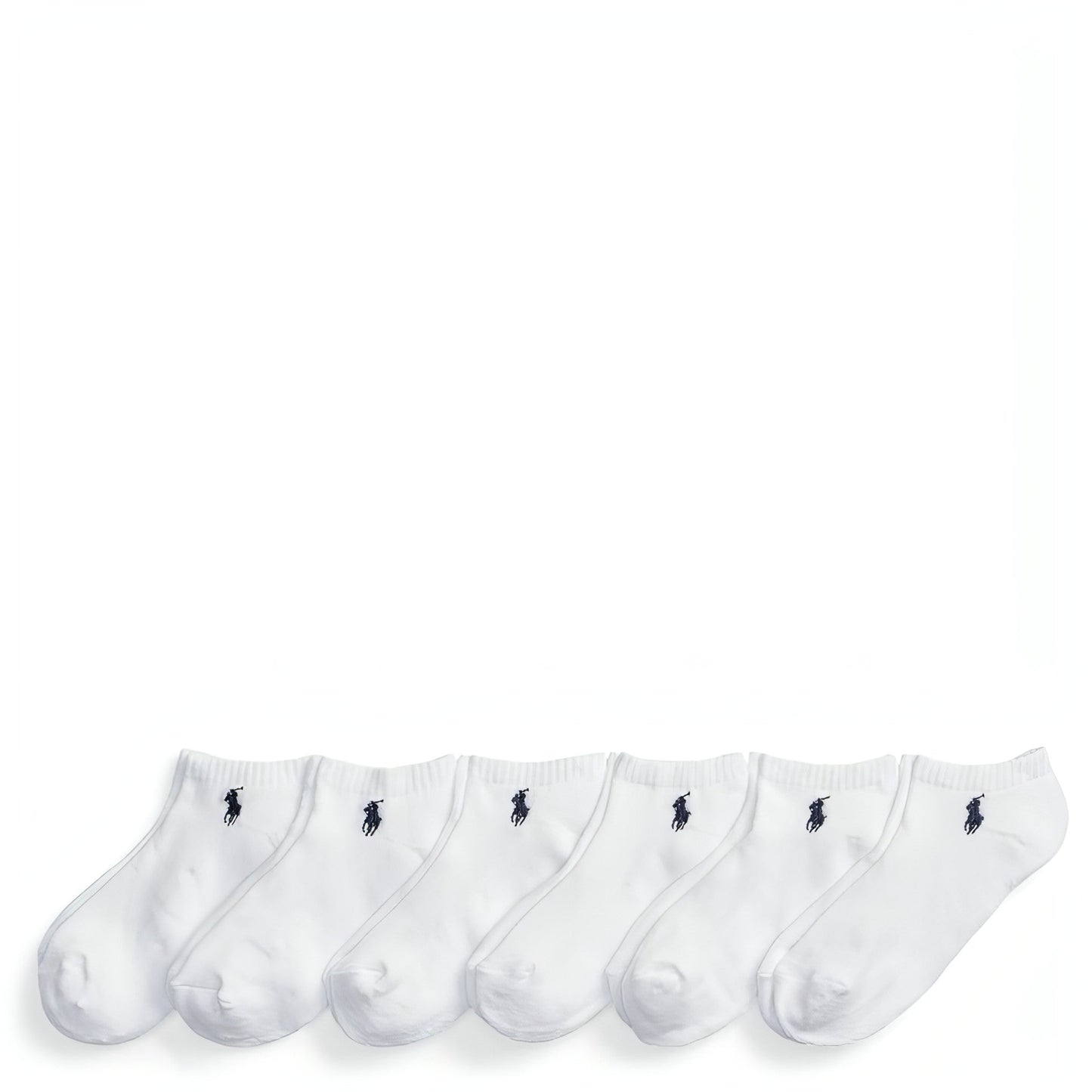 POLO RALPH LAUREN moteriškos baltos kojinės Cshn sole 6-pack socks