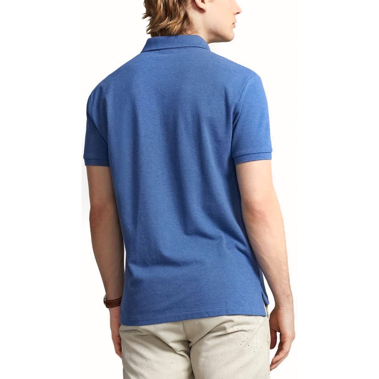 POLO RALPH LAUREN vyriški mėlyni Polo marškinėliai trumpomis rankovėmis Short sleeve polo shirt
