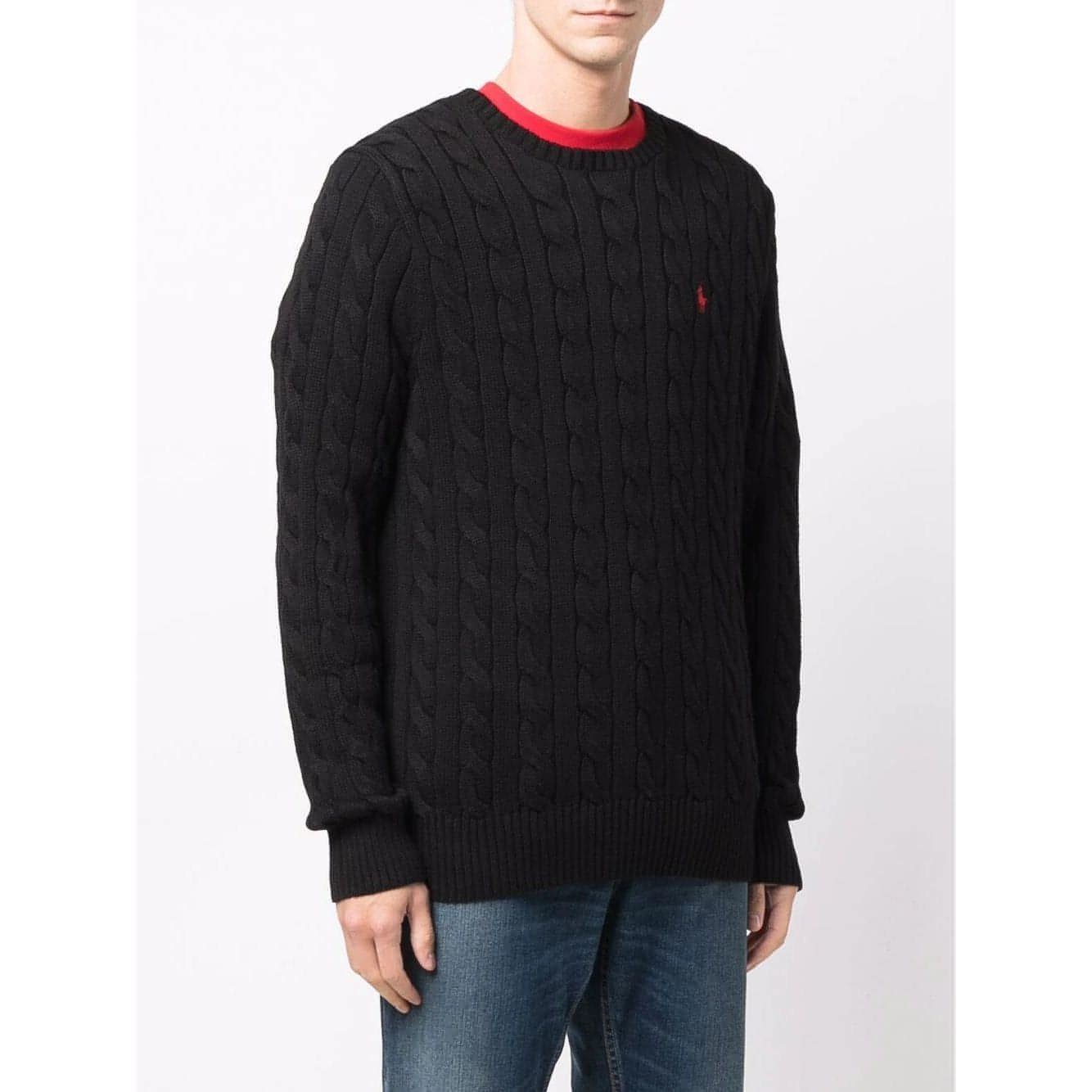 POLO RALPH LAUREN vyriškas juodas megztinis