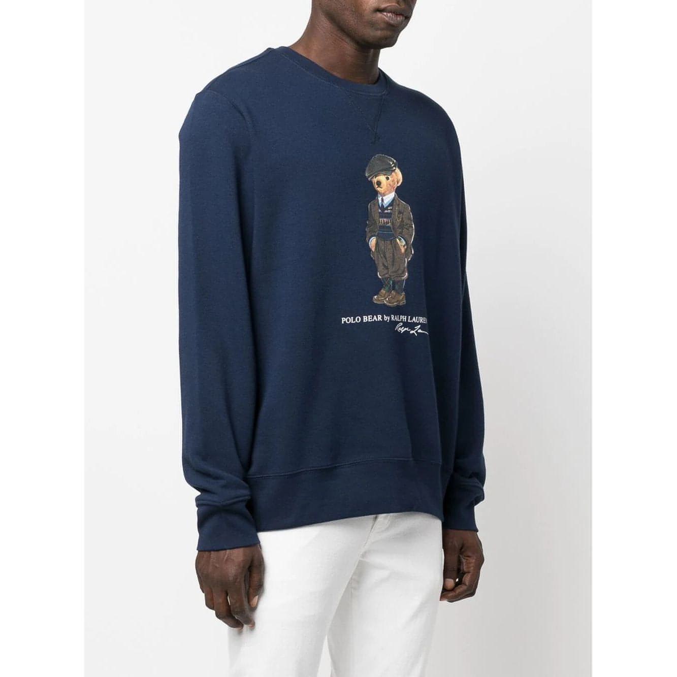 POLO RALPH LAUREN vyriškas tamsiai mėlynas džemperis