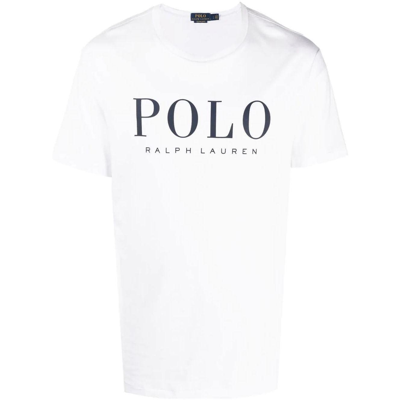 POLO RALPH LAUREN vyriški balti marškinėliai