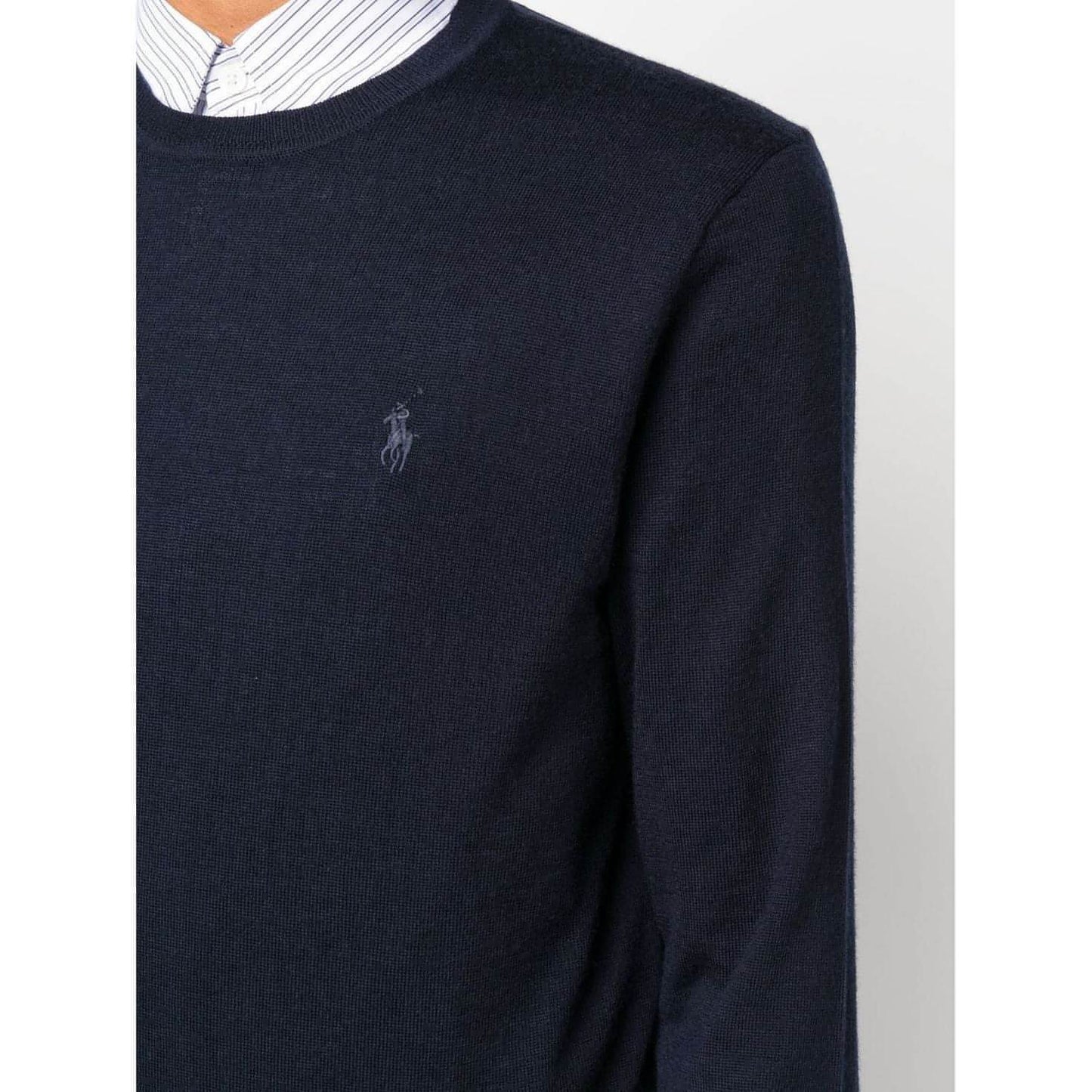 POLO RALPH LAUREN vyriškas mėlynas megztinis Long sleeve pullover