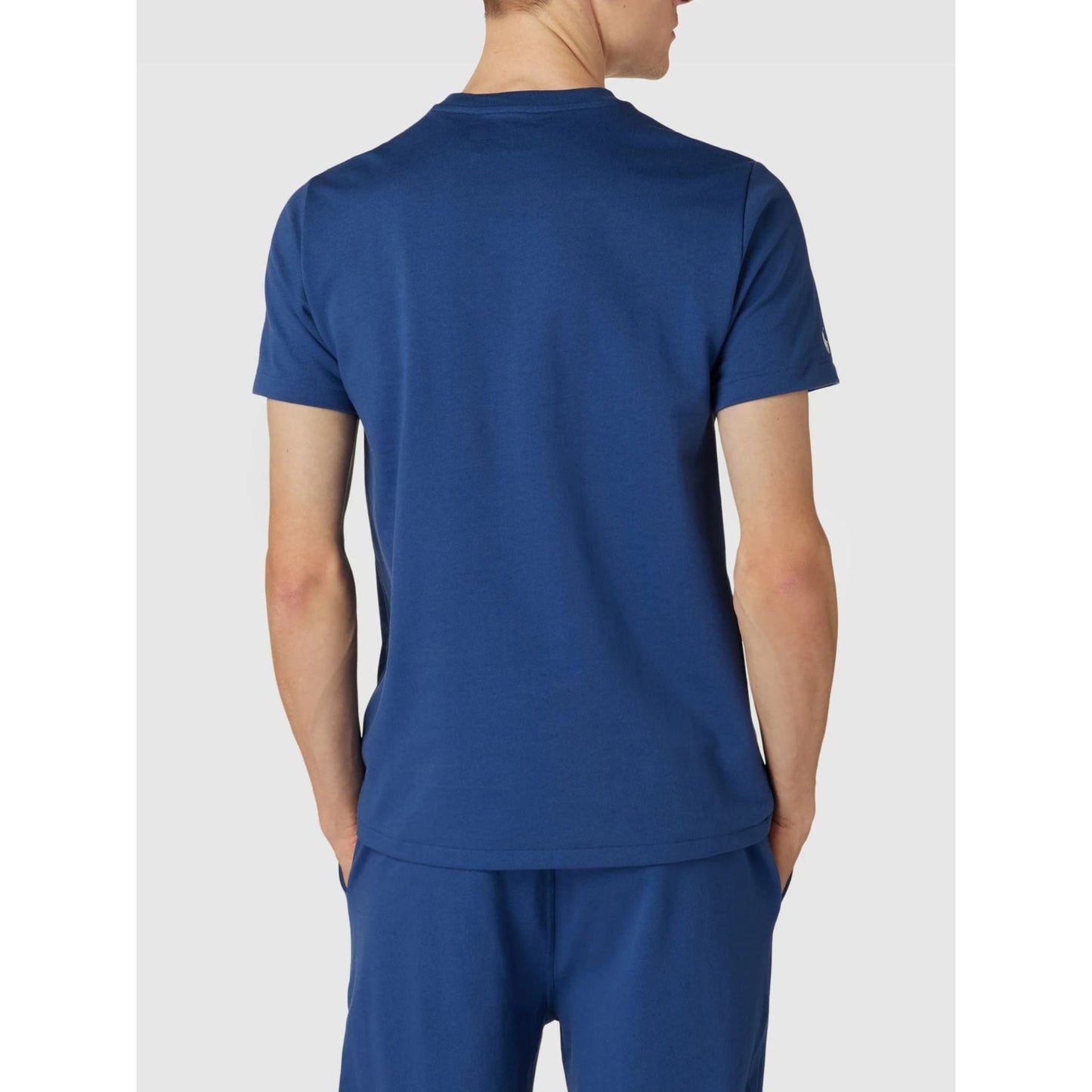 POLO RALPH LAUREN vyriški mėlyni marškinėliai trumpomis rankovėmis Short sleeve crew sleep top