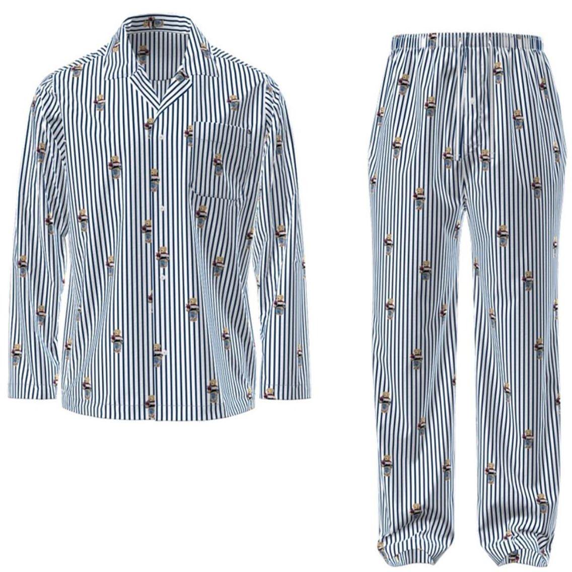 POLO RALPH LAUREN vyriška spalvota pižama Long sleeve pajama