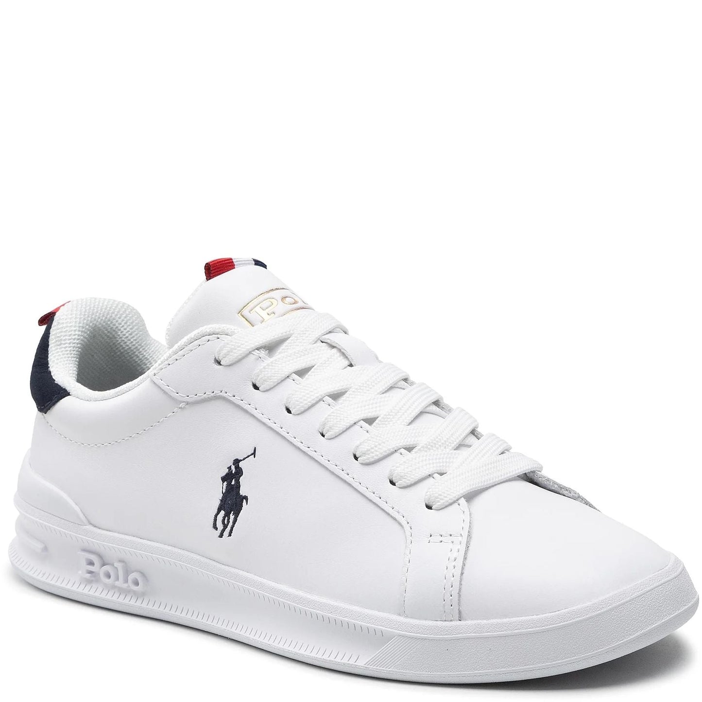 POLO RALPH LAUREN vyriški balti laisvalaikio batai Low top lace sneakers
