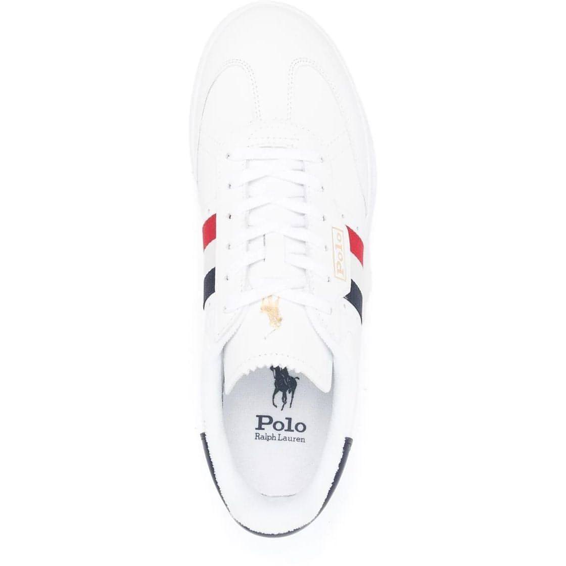 POLO RALPH LAUREN vyriški balti laisvalaikio batai High top lace sneakers