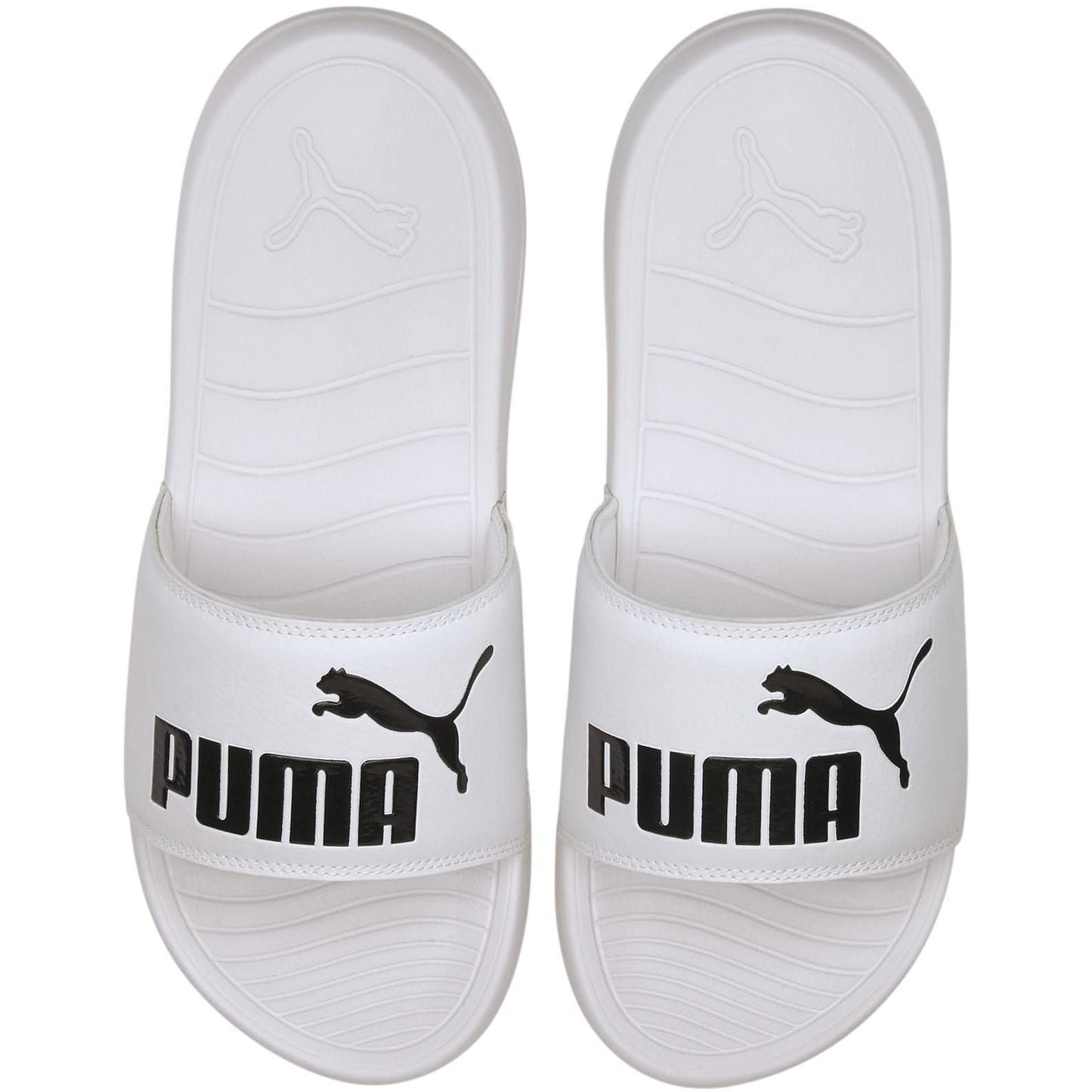 PUMA vyriškos baltos šlepetės Popcat 20 slippers