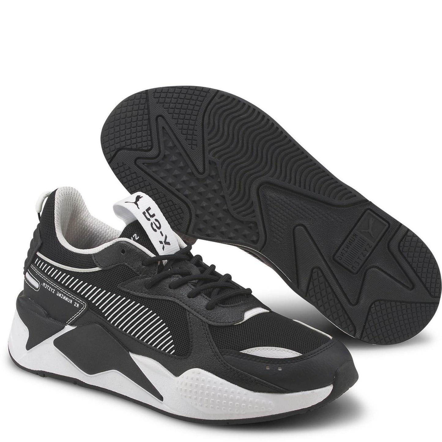PUMA vyriški juodi laisvalaikio batai RS-X B&W sport shoe