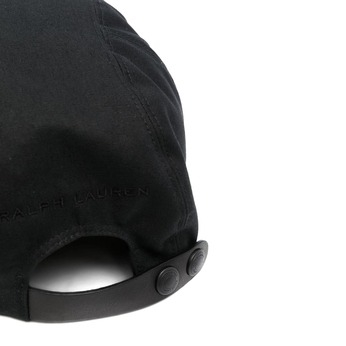 RALPH LAUREN PURPLE vyriška juoda kepurė su snapeliu Gear cap