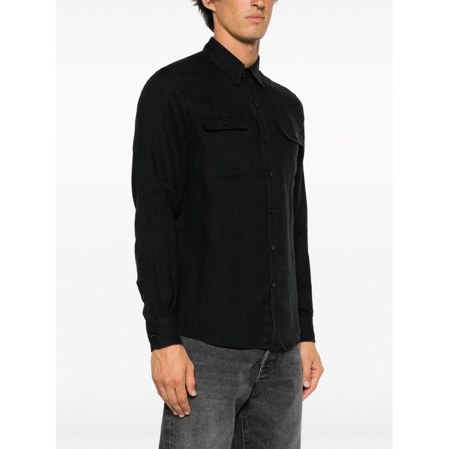 RALPH LAUREN PURPLE vyriški juodi marškinėliai ilgomis rankovėmis Long sleeve sport shirt