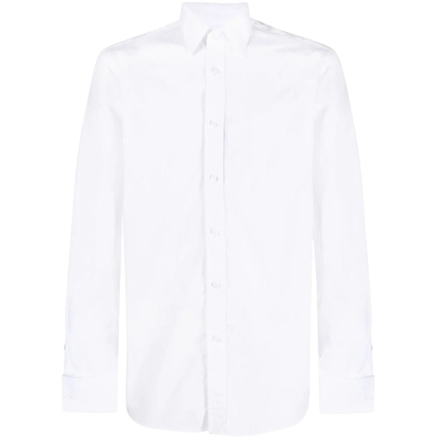 RALPH LAUREN vyriški balti marškinėliai ilgomis rankovėmis Long sleeve dress shirt