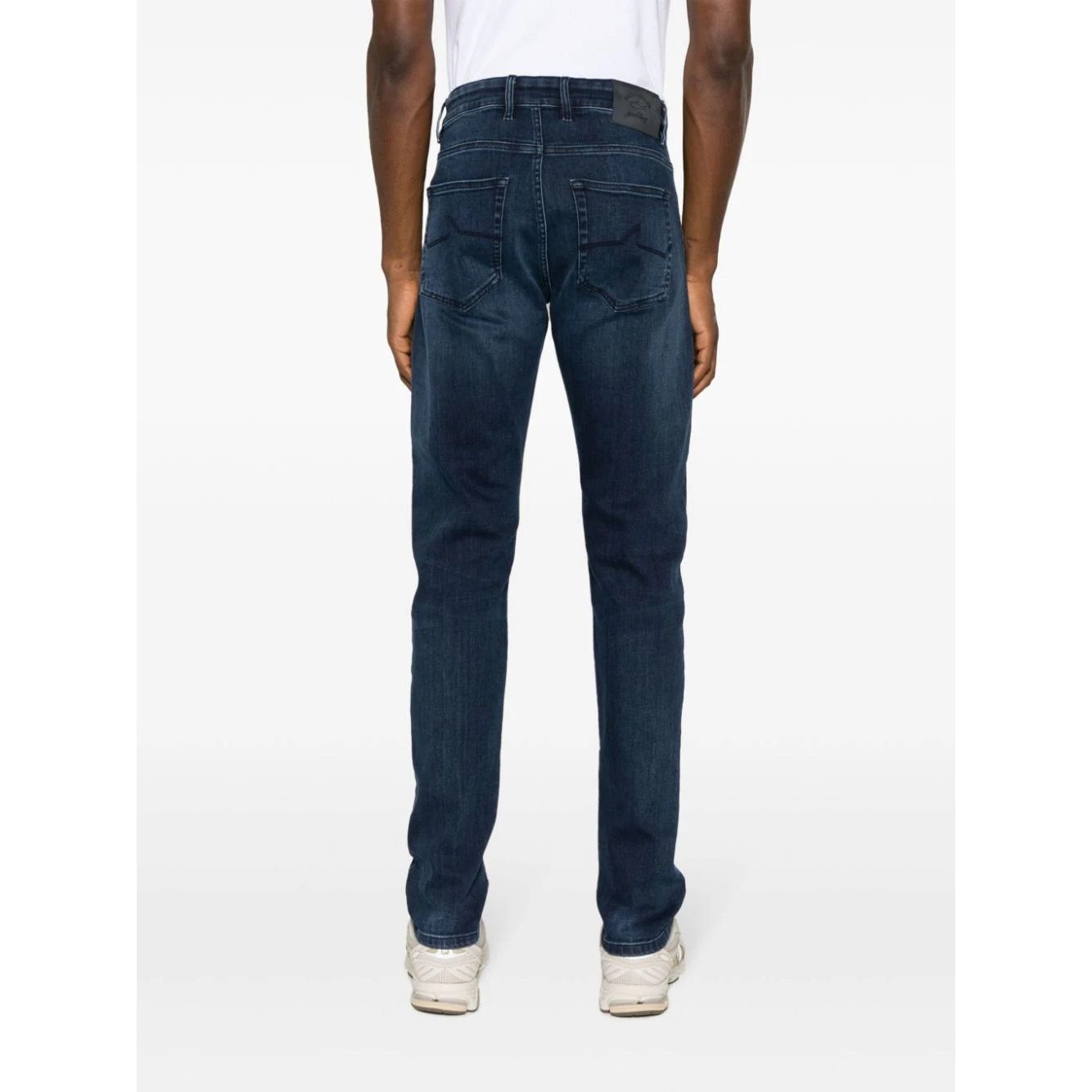 PAUL&SHARK vyriški mėlyni džinsai Tencel stretch jeans
