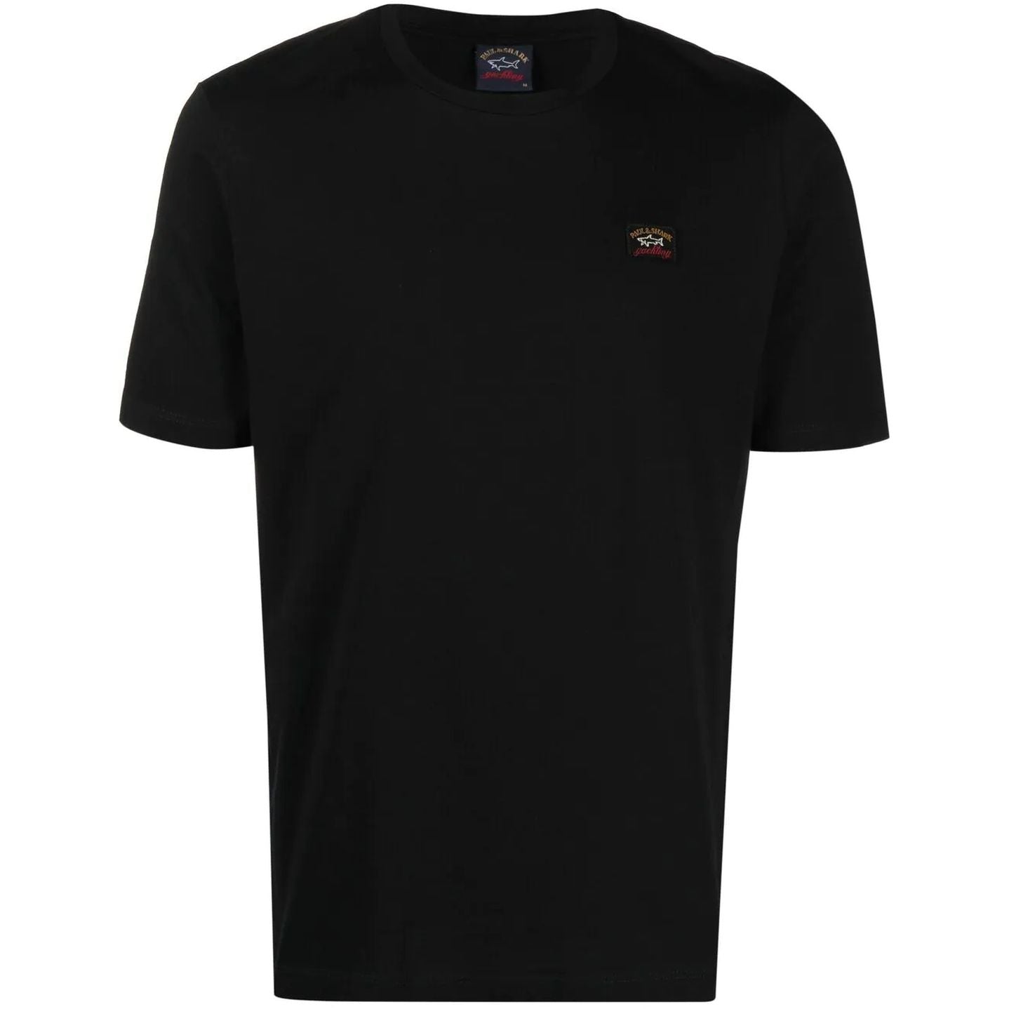 PAUL&SHARK vyriški juodi marškinėliai trumpomis rankovėmis Short sleeve t-shirt