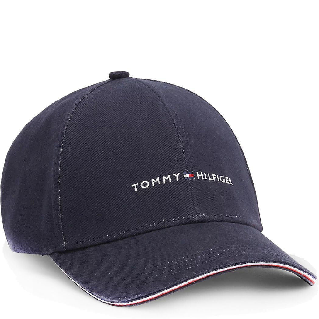 TOMMY HILFIGER vyriška mėlyna kepurė TH CORPORATE CAP
