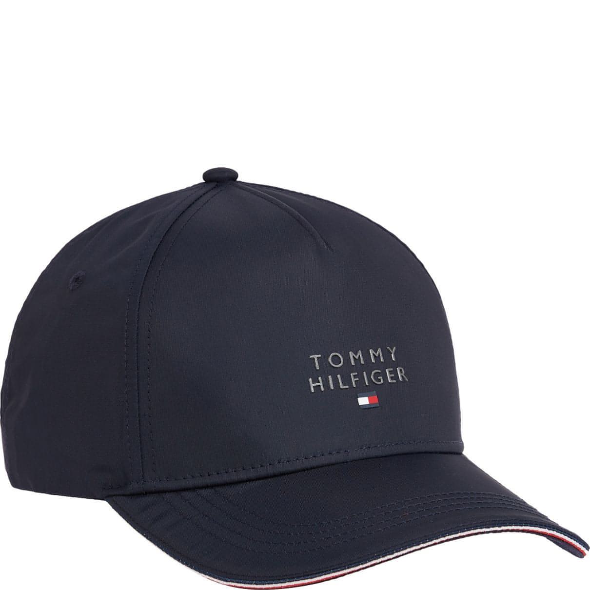 TOMMY HILFIGER vyriška mėlyna kepurė Corporate business repreve cap