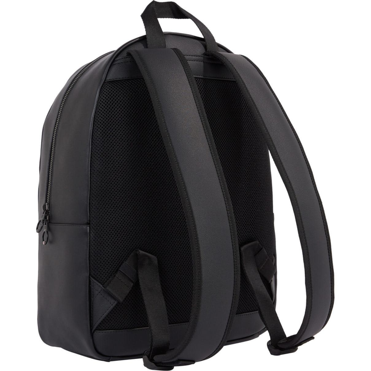 TOMMY HILFIGER vyriška juoda kuprinė Pique backpack