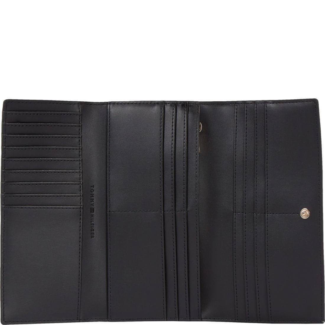 TOMMY HILFIGER moteriška juoda piniginė Casual large wallet