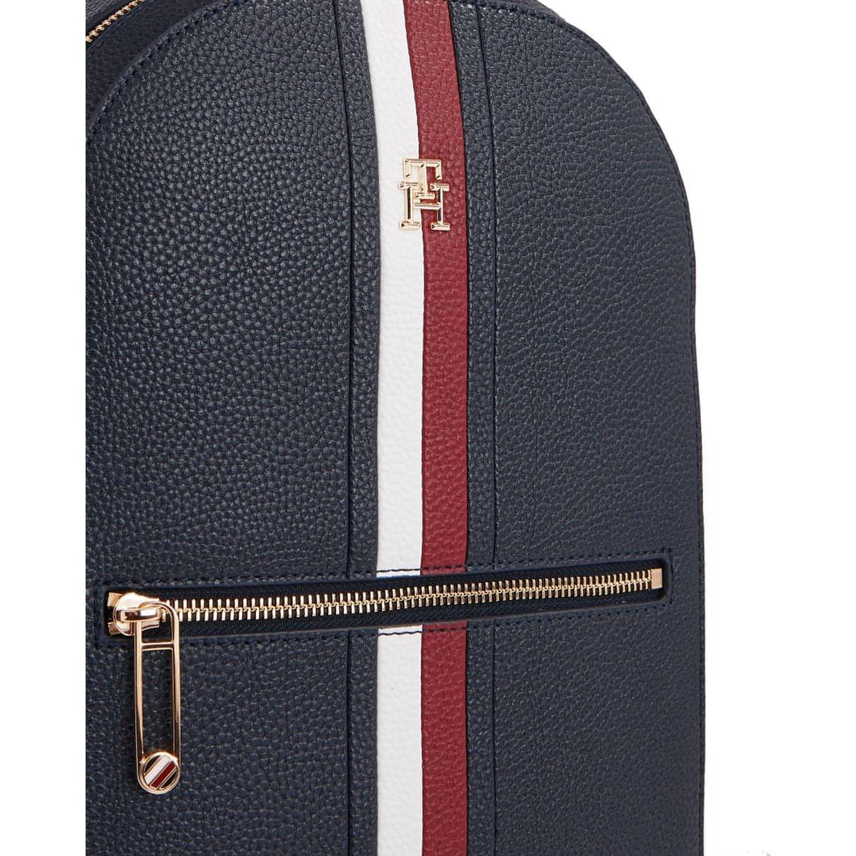 TOMMY HILFIGER moteriška mėlyna kuprinė Emblem backpack