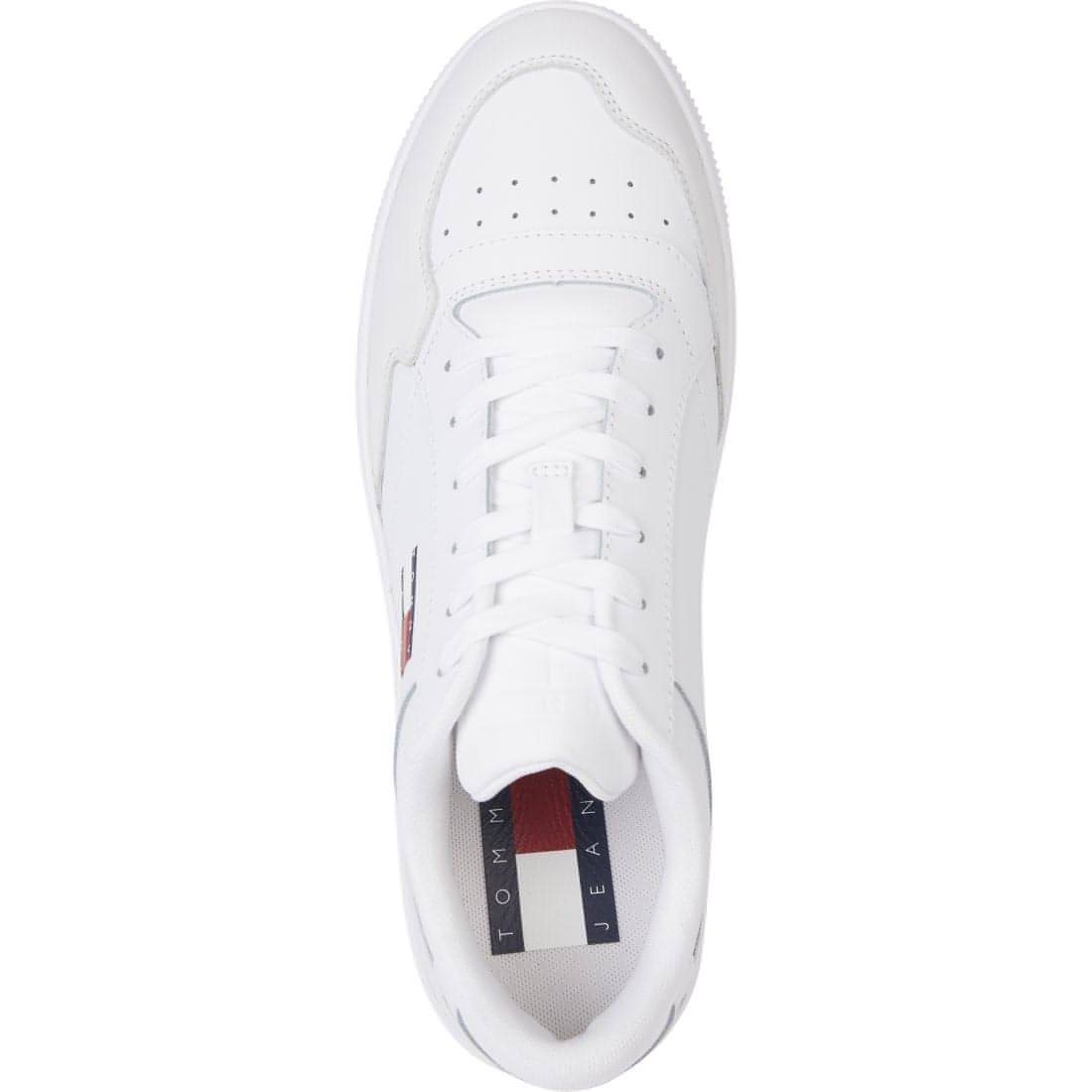 TOMMY JEANS vyriški balti laisvalaikio batai Retro sport shoe