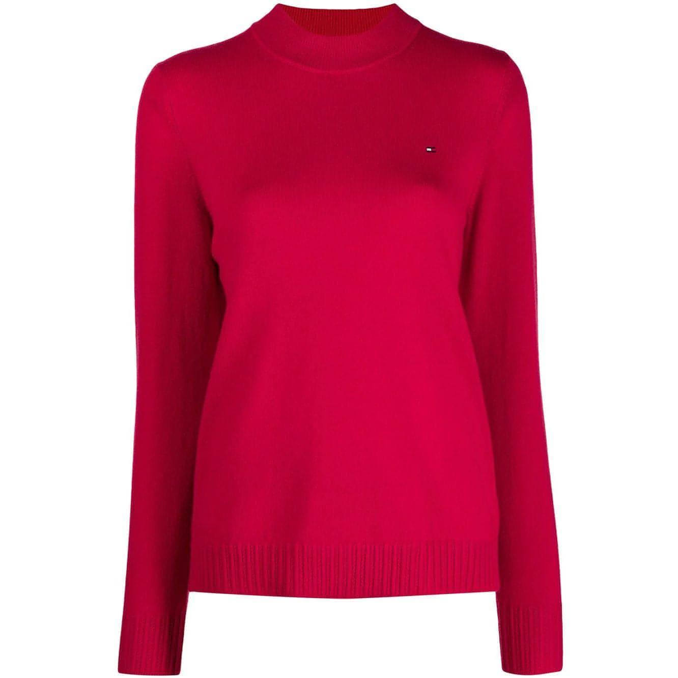 TOMMY HILFIGER moteriškas raudonas megztinis