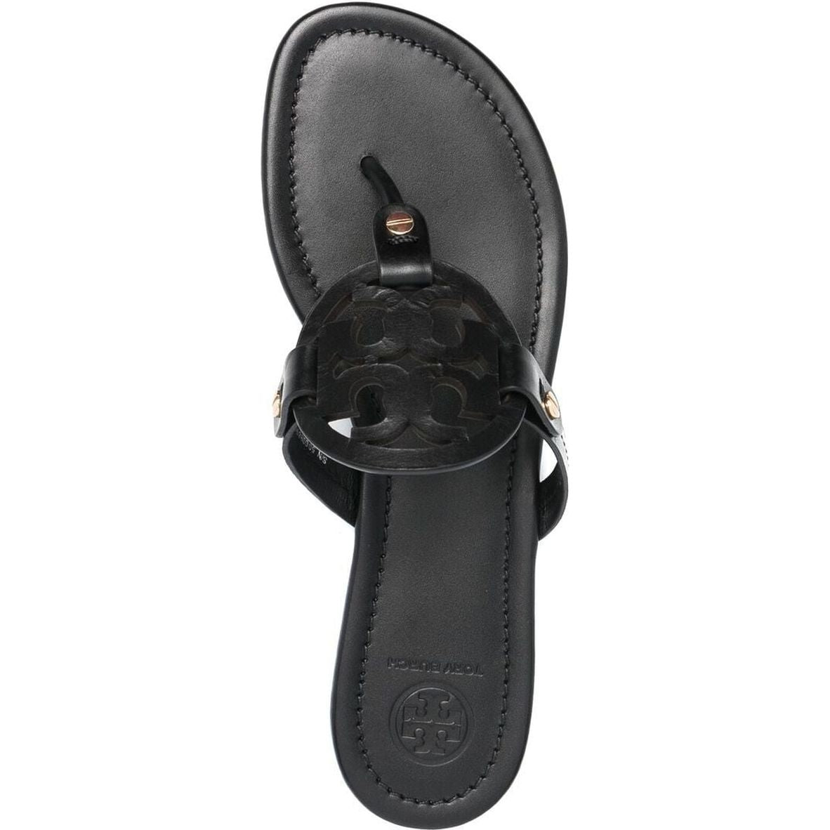 TORY BURCH moteriškos juodos basutės Miller sandals
