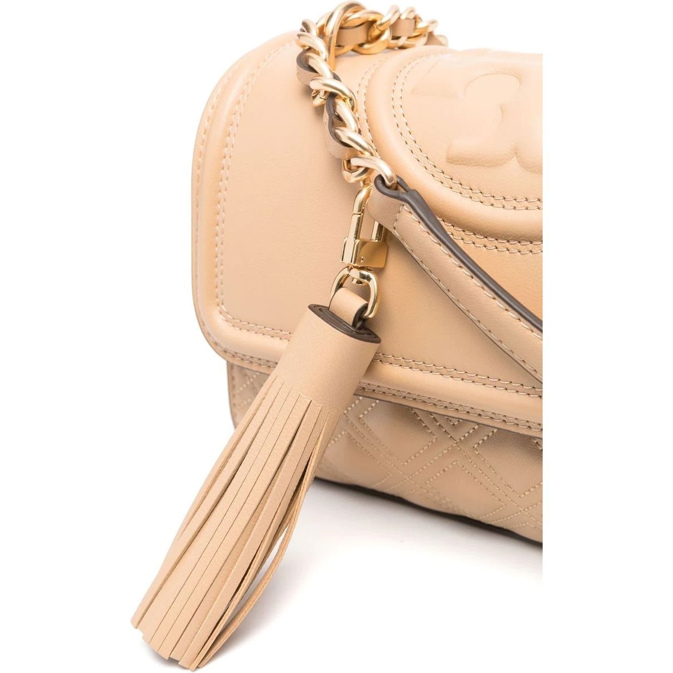 TORY BURCH moteriška šviesi rankinė per petį Fleming small shoulder bag