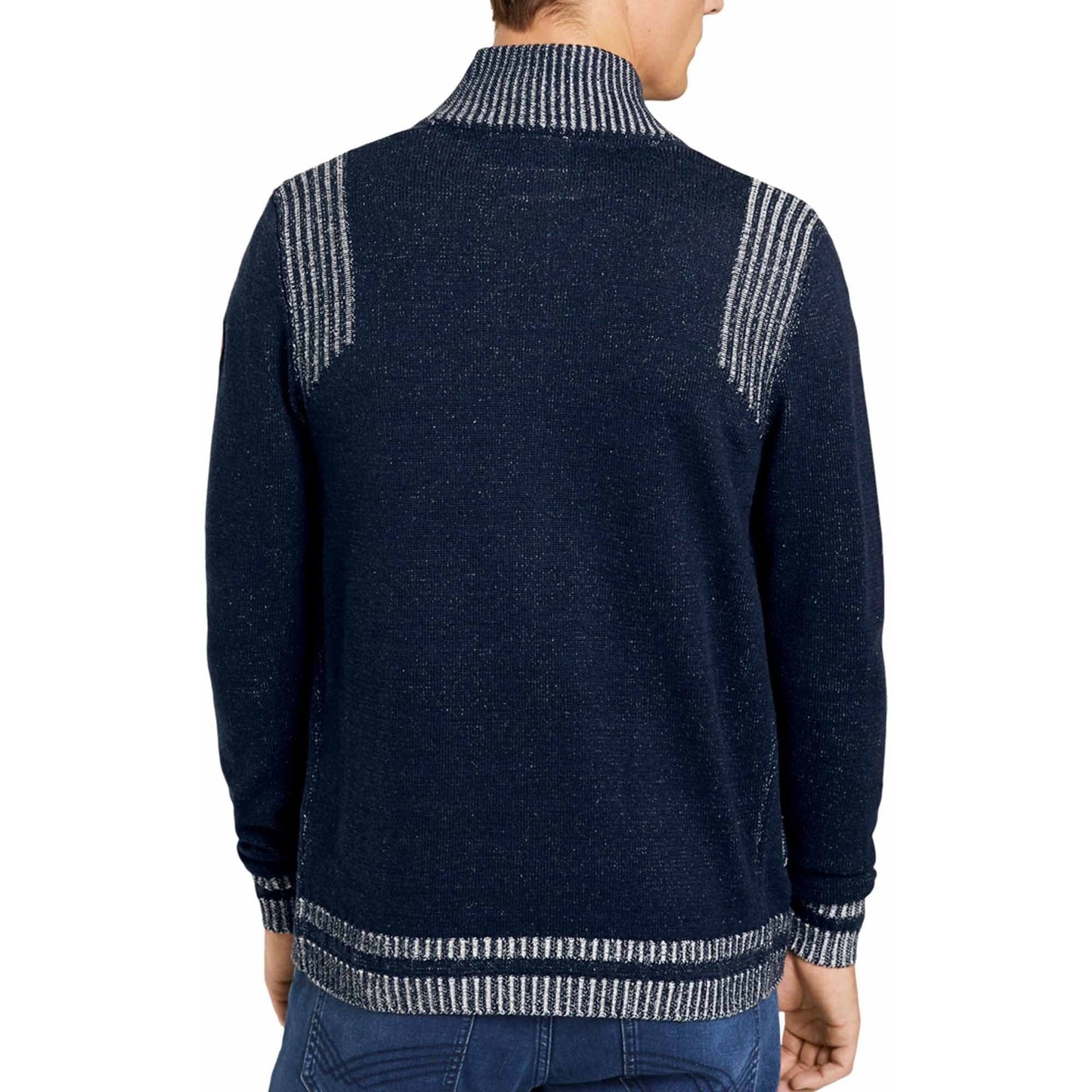 TOM TAILOR vyriškas mėlynas megztinis