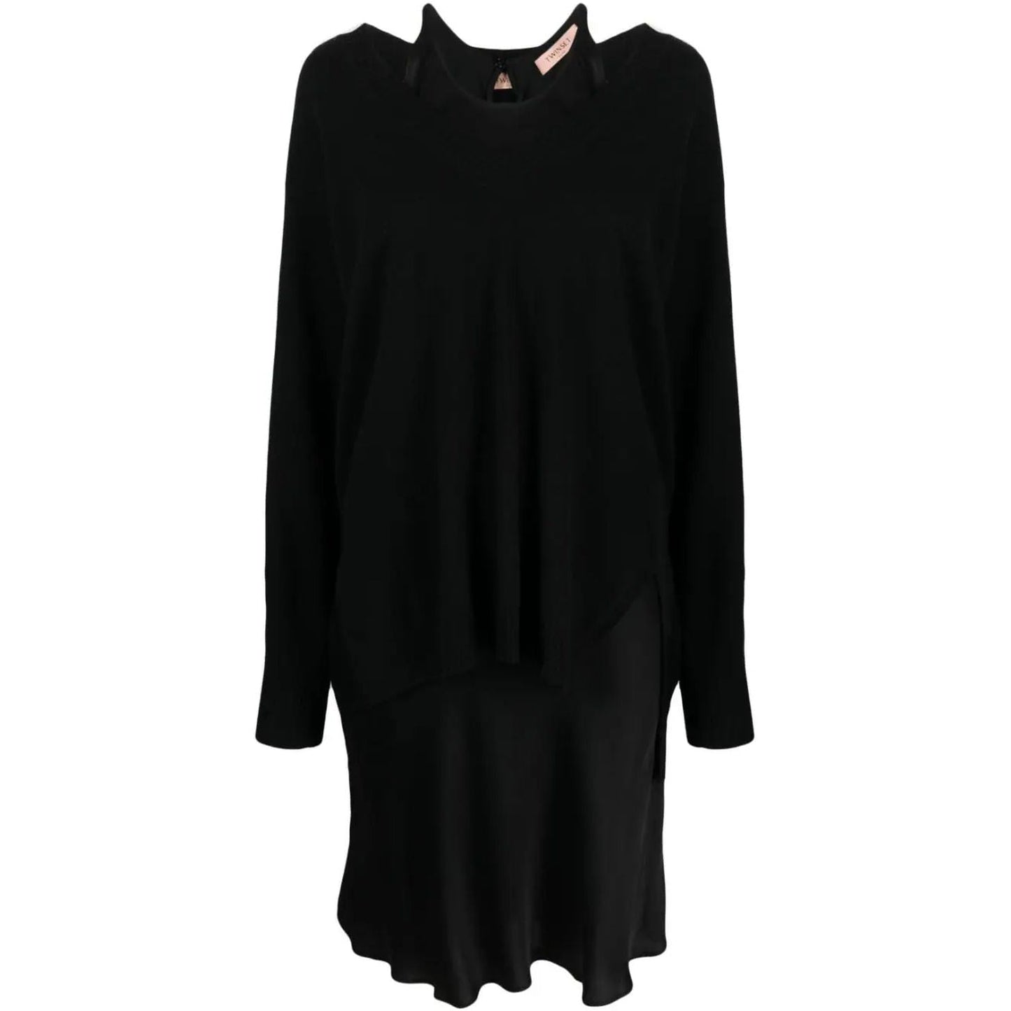 TWINSET moteriška juoda suknelė Midi dress