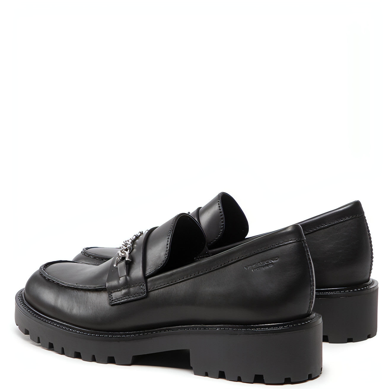 VAGABOND moteriški juodi loafer stiliaus bateliai KENOVA loafers