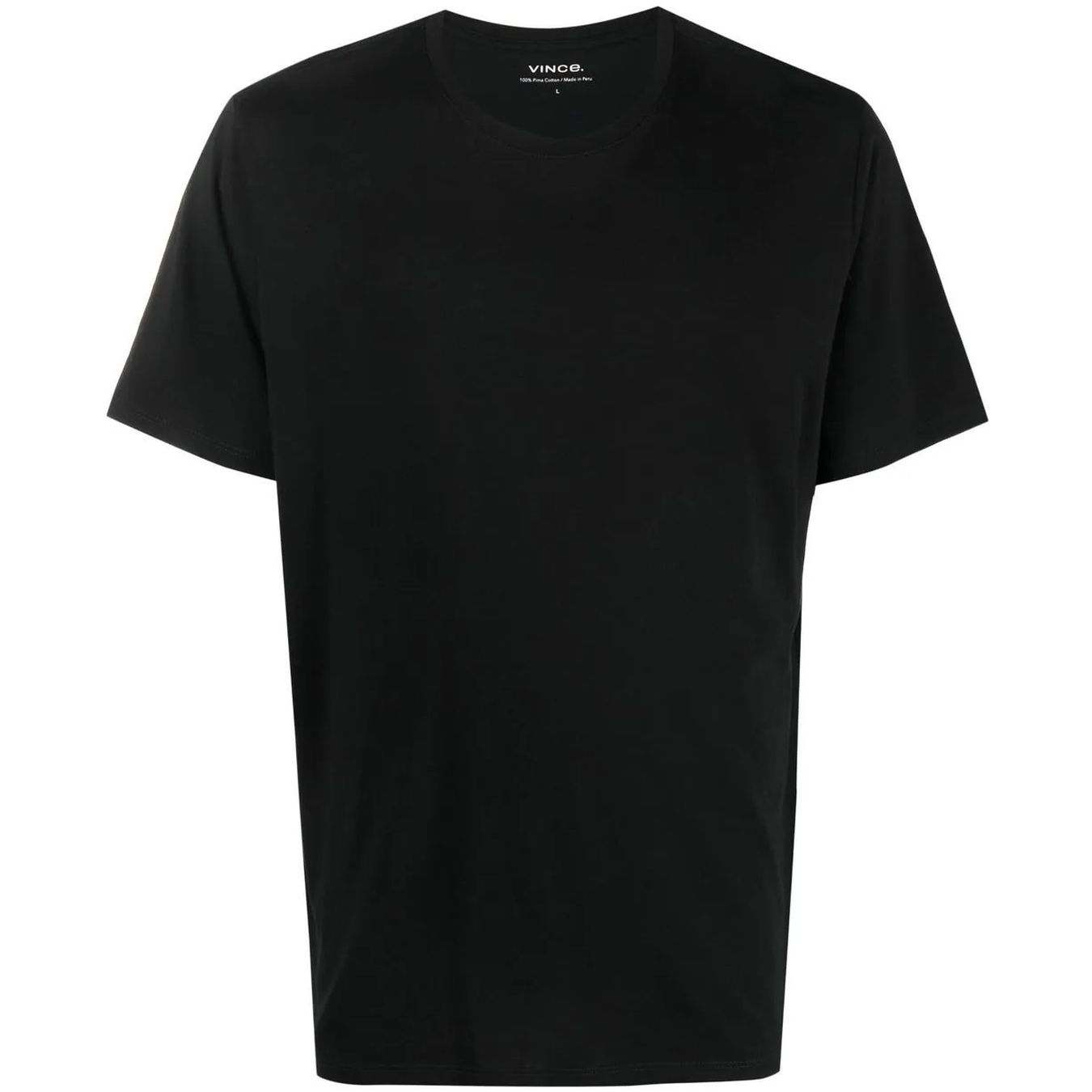 VINCE vyriški juodi marškinėliai trumpomis rankovėmis Crew neck t-shirt