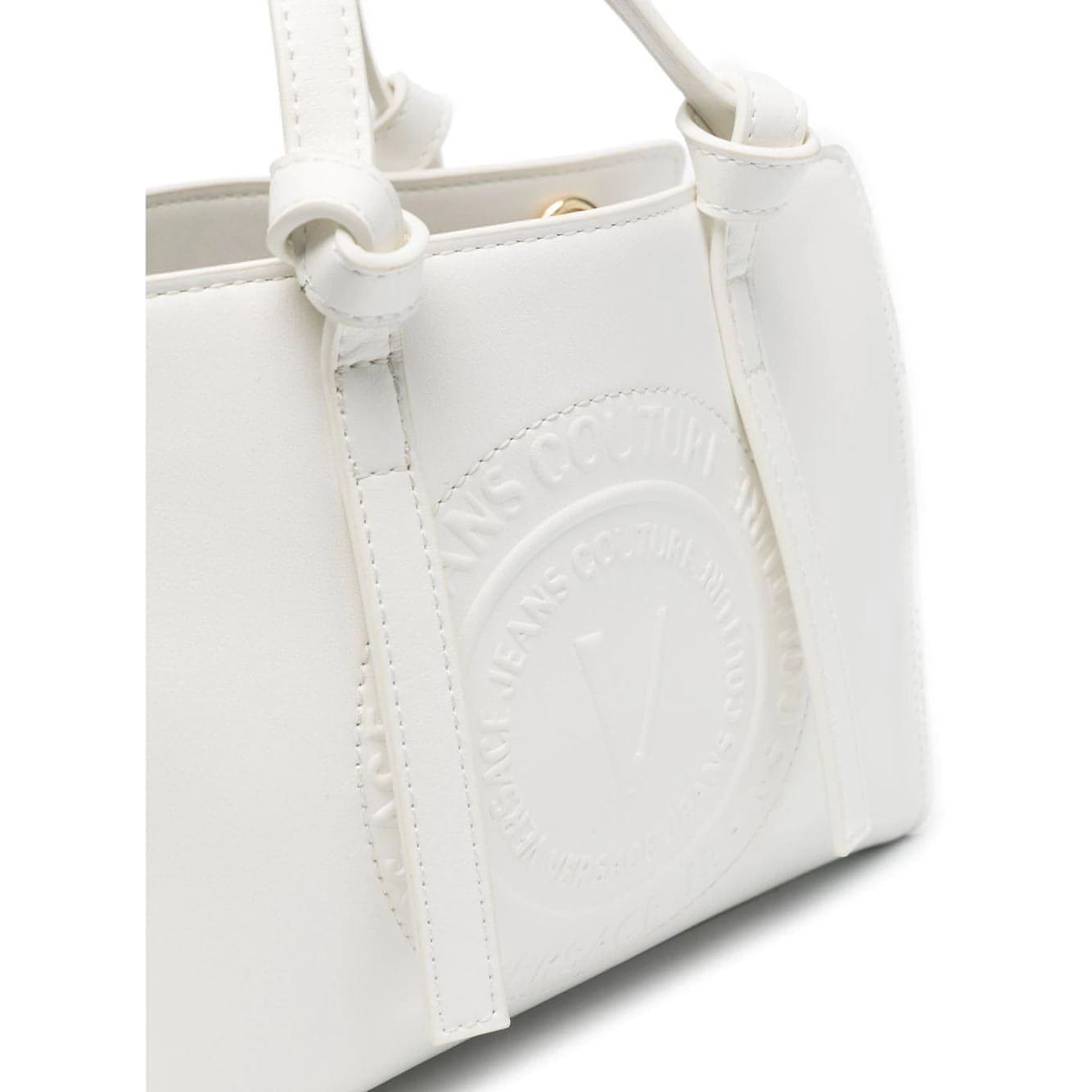 VERSACE JEANS COUTURE moteriškas baltas krepšys Range v - v emblem bag
