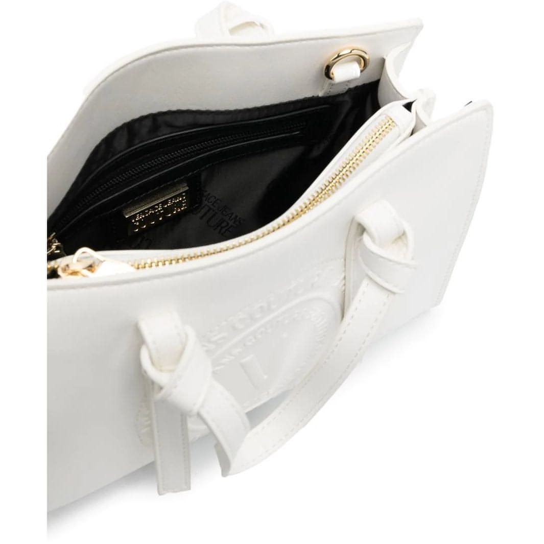 VERSACE JEANS COUTURE moteriškas baltas krepšys Range v - v emblem bag
