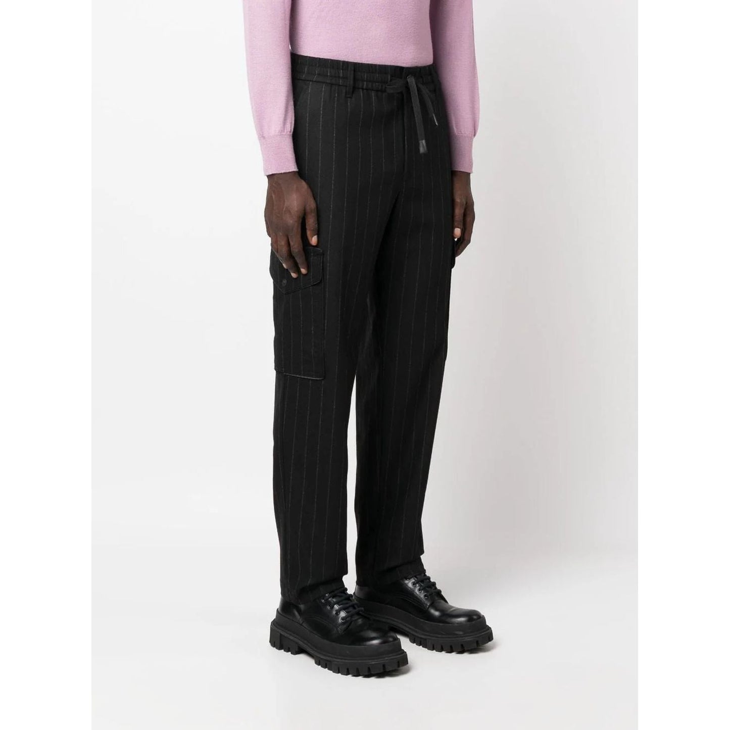 VERSACE JEANS COUTURE vyriškos juodos laisvalaikio kelnės Casual trousers