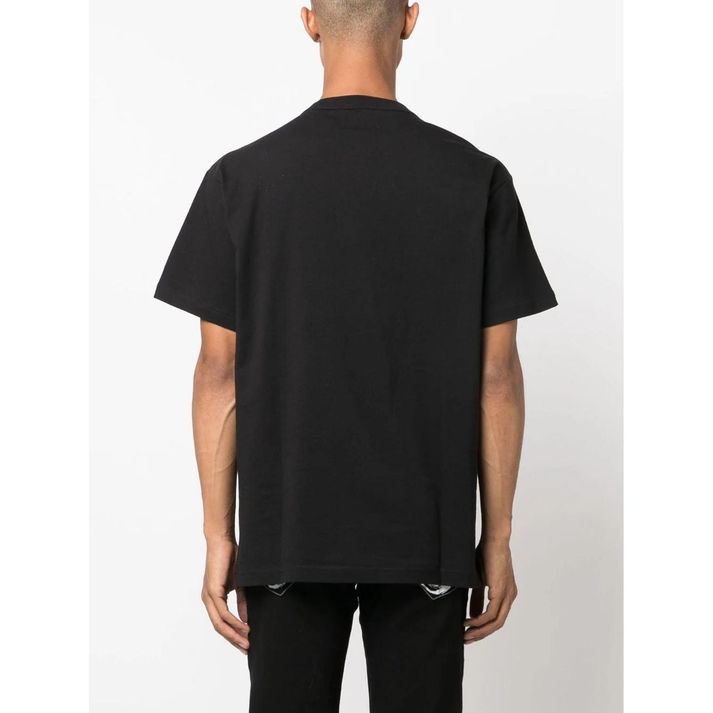VERSACE JEANS COUTURE vyriški juodi marškinėliai trumpomis rankovėmis T-shirt
