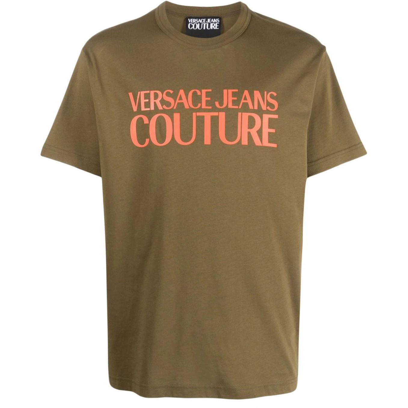 VERSACE JEANS COUTURE vyriški žali marškinėliai trumpomis rankovėmis T-shirt