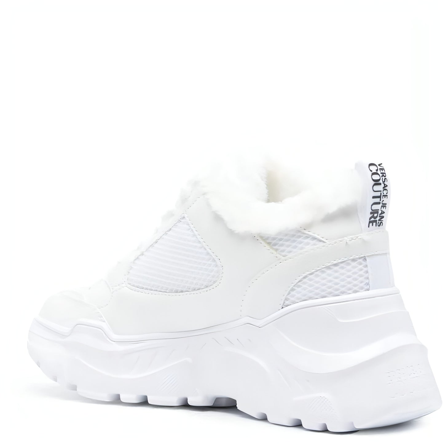 VERSACE JEANS COUTURE moteriški balti laisvalaikio bateliai su pašiltinimu Speedtrack  sneakers