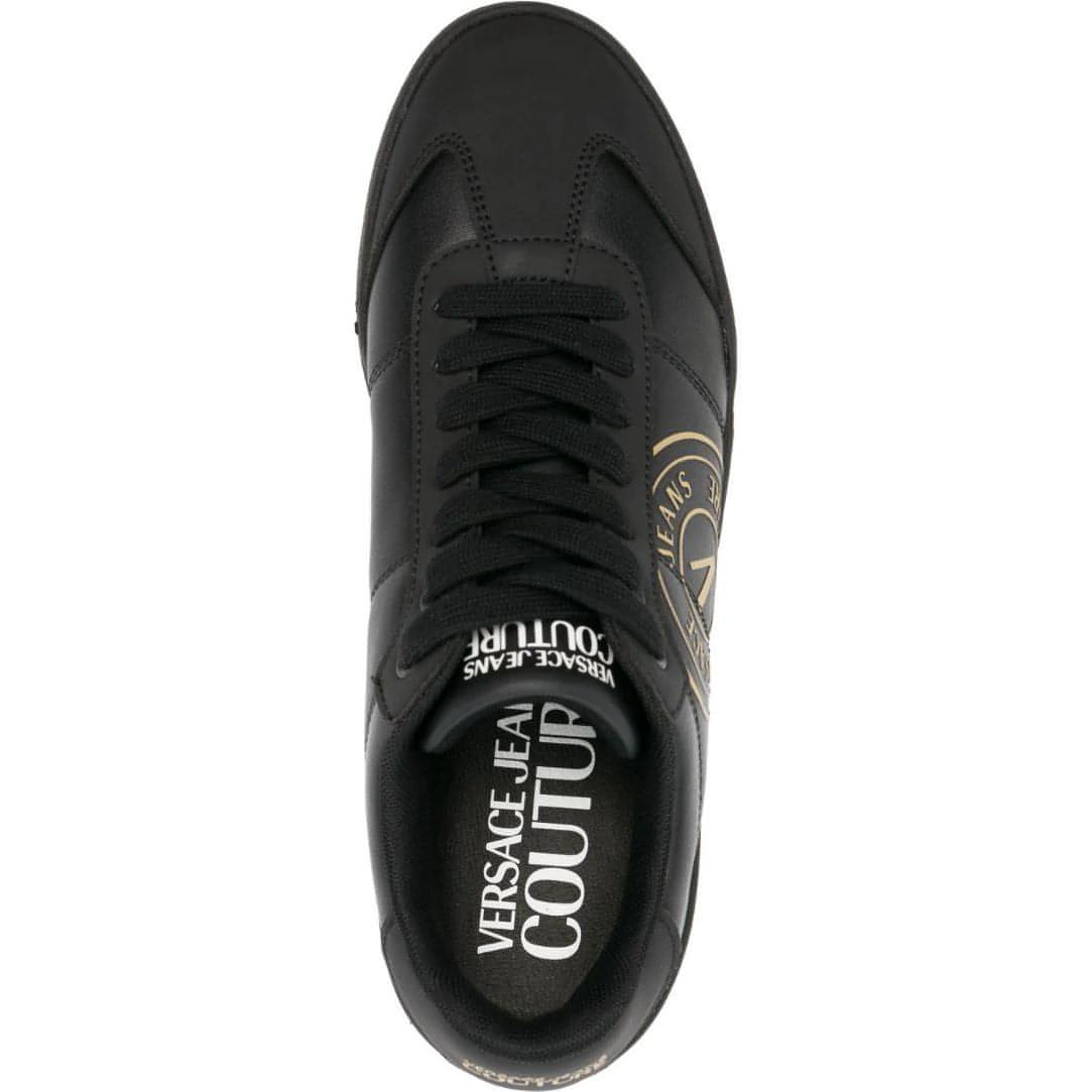 VERSACE JEANS COUTURE vyriški juodi laisvalaikio batai Brooklyn  sneakers