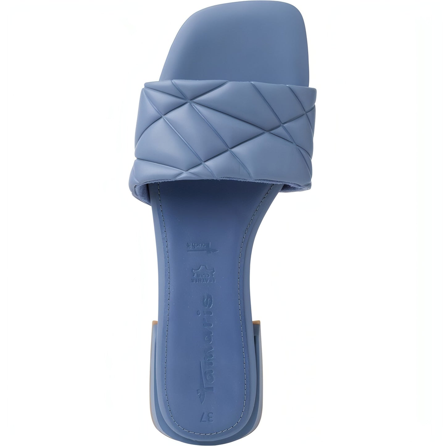 TAMARIS moteriškos mėlynos šlepetės - basutės MULES